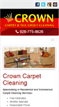 Mobile Screenshot of crowncarpetcleaning.net